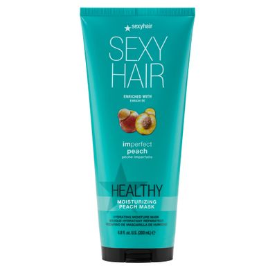 SEXYHAIR Healthy Imperfect Fruit Moisturizing Mask, 6.8 oz Peach Medium to Coarse Hair Type