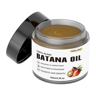 MGLIMZ Natural 100 Raw Batana Oil, 5.3 Fl Oz for Thicker Fuller Hair Growth ,Prevents Hair Loss, Repairs Splitting, Drying and Injuring Hair.