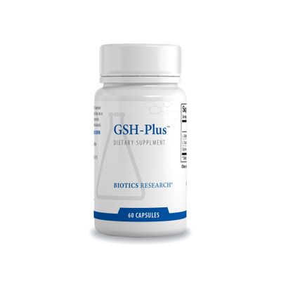 Biotics Research GSH Plus 150 milligrams Glutathione Plus NAC and Glycine, Strong Antioxidant, Supports Liver Health, Cellular Health 60 Capsules