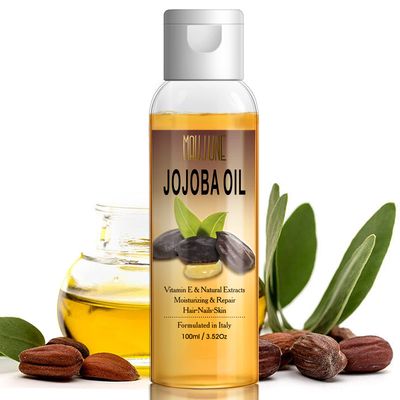 NUSPA Organic Vitamin Nutrients Jojoba Oil Hair Oil, Heat Protectant Styling Hair Care Moisturizing Hair Serum infused Vitamins E Rosemary Shea Butter Coconut Oil for anti-Dry, Anti-Frizz,Damage