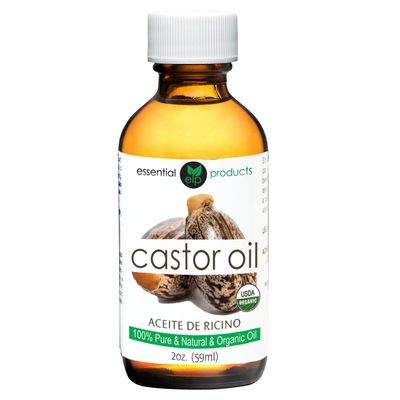 ELP Pure Organic Castor Oil - Promotes Hair, Eyebrow and Eyelash Growth - Diminishes Wrinkles and Signs of Aging - Hydrates and Nourishes Skin - 100 Pure 2 fl oz
