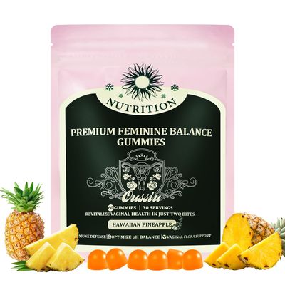 Taeci Premium Feminine Balance Gummies for Women&#39;s Health - Hawaiian Pineapple Flavor, Supports Vitality Gut HealthNew Packaging