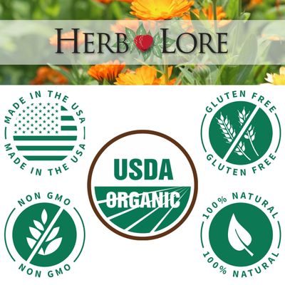 Herb Lore Organic Goodnight Tincture - Liquid Sleep Aid Drops with Valerian Root Passion Flower Extract for Adults Kids - Melatonin Free Herbal Sleep Supplement - 4 fl oz