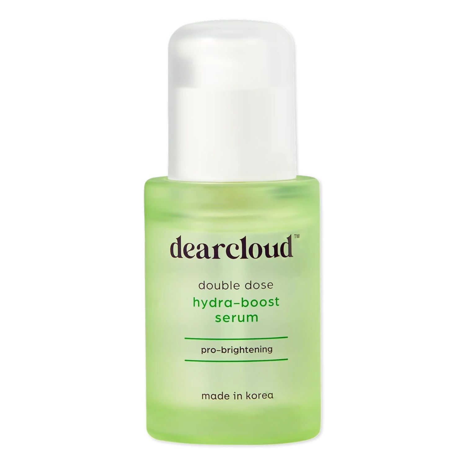 dearcloud Double Dose Hydra-Boost Serum - Hydrating Hyaluronic Acid Vitamin C Face Serum (1 fl oz)