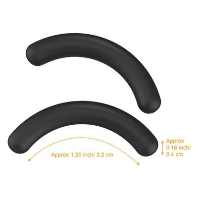 24 Pcs Curler Refill Eyelash Curler Refill Pads Silicone Rubber Curler Replacement Refills Pads for Universal Eyelash Curler Black