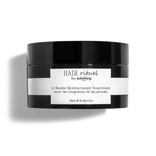 Sisley Paris Hair Rituel Restructuring Nourishing Balm - 125 g - Pre-Shampoo Deeply Nourishing Balm for Damaged, Dry Brittle Hair - Intensely Nourishes, Restores Restructures
