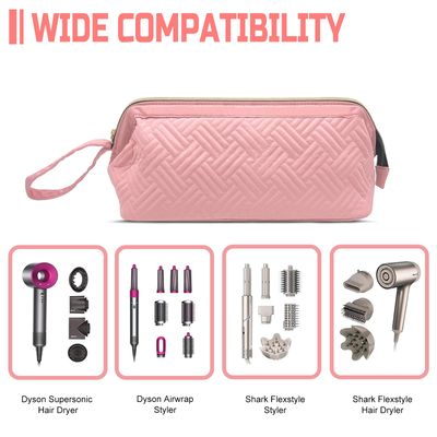 Shark Flexstyle Dyson Airwrap Hair Dryer Brush Travel Bag Portable Carrying Case for Revlon Hair Tools Waterproof Dustproof Shockproof Flat Curling Iron Organizer
