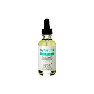Style Factor hyfortifia Biotin Shampoo Conditioner Treatment Shine Strengthen and Nourish Made in USA (Hair Scalp Intensive Oil 2 Oz)