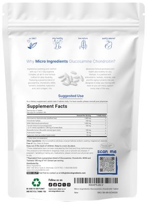 Glucosamine Chondroitin MSM Turmeric 4,000mg Equivalent, 300 Bisected Tablets Joint Health Mobility Support for Women Men 7-in-1 with Boswellia, Hyaluronic Acid Collagen Complex