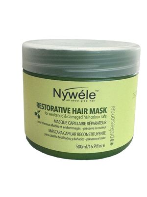Nywele Restorative Hair Mask, 16.9 oz (500 ml) with Olive Oil - Moisturizing