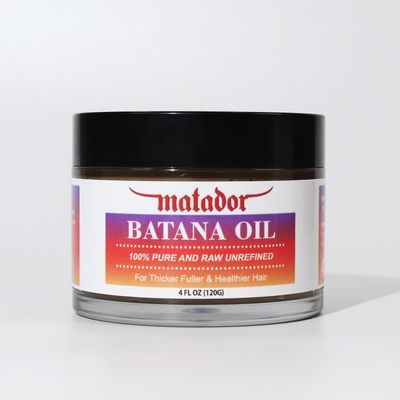 Raw Batana Oil for Hair Growth: 100 Pure - Dr. Sebi Batana Oil from Honduras Unrefined Promotes Hair thickness for Men Women 4 OZ