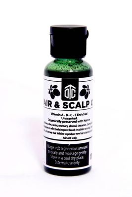 Hair and Scalp Oil - Uncented Herbal Hair and Beard Growth Oil for Anti-Hair Loss, Hydrate Itchy Dry Scalp - All Hair Types