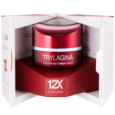 Trylagina 12X Age-Defying Collagen Serum, Anti Aging Face Cream, Anti Wrinkle Cream for Women, Face cream for Women Anti Aging the Best One, Anti Aging Skin Care, Brightening Serum, Hydration - 1.05oz