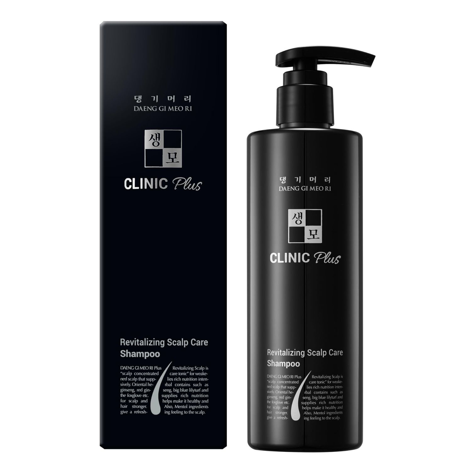 Daeng Gi Meo Ri - Clinic Plus Revitalizing Scalp Shampoo 9.4 FL. OZ 280ml, Nourishing Korean Hair and Scalp Care