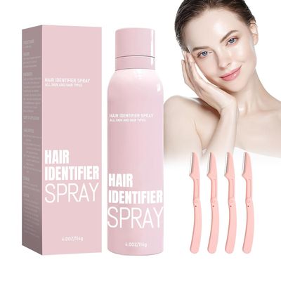 Skin and Hair Identifying Spray for All Types - Face Shaving and Body Hair Identifier (1 Set)