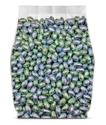 Hershey Extra Creamy Milk Chocolate Eggs Easter Candy Bulk - 120 Individually Wrapped Chocolate Candy Easter Eggs Bulk - Hershey Eggs for Egg Hunt, Egg Fillers Basket Stuffers - 1.5 Pounds