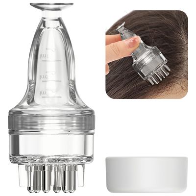 Mesen Scalp Applicator Comb - Portable Hair Treatment Bottle for Scalp and Hair Growth, Massage Brush for Essential Oils and Fluids