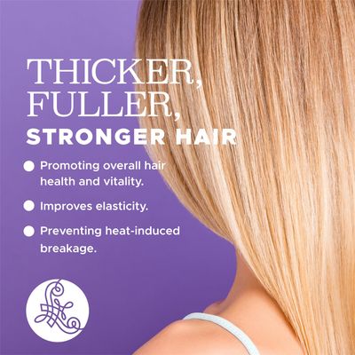 Luseta Biotin Collagen Heat Protection Spray, Preventing Heat-induced Hair Breakage for Styling, for Women and Men 8.5oz
