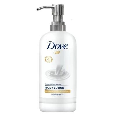 Dove 240 Ml Lotion Bottles with Pump Dispenser - Case of 24