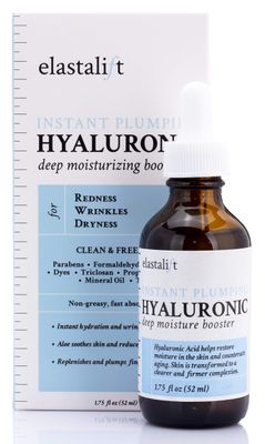 Elastalift Hyaluronic Acid Facial Serum - Hydrating, Firming, Plumping Face Serum for Anti-Aging - 1 oz