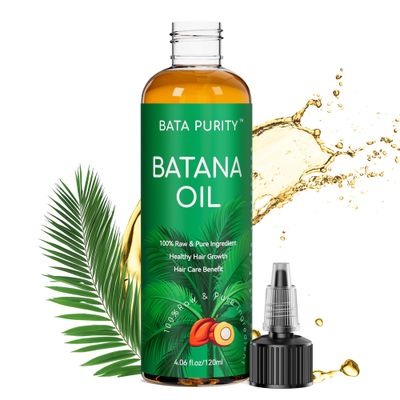 Batana Oil for Hair Growth - 100 Pure, Organic Treatment for Thinning Damaged Hair - Nourishes Scalp, Strengthens Roots Promotes Healthy Growth - Ideal for Daily Use - 4.06 FL OZ