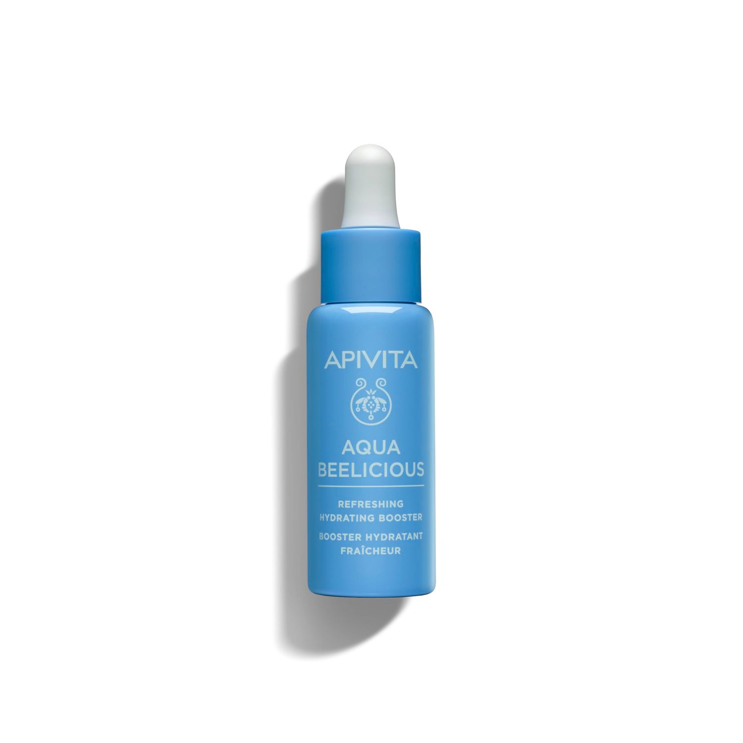 APIVITA Aqua Beelicious Hydrating Booster Serum Hydrating, Soothing Replenishing with Propolis, Honey, Hyaluronic Acid, Prebiotics Flowers, 30 mL 1 oz