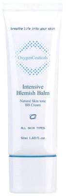 OxygenCeuticals Intensive Blemish Balm - Premium BB Cream with Natural Coverage, Infused with Oxygen, Hyaluronic Acid, and Centella Asiatica (50ml1.69 oz)