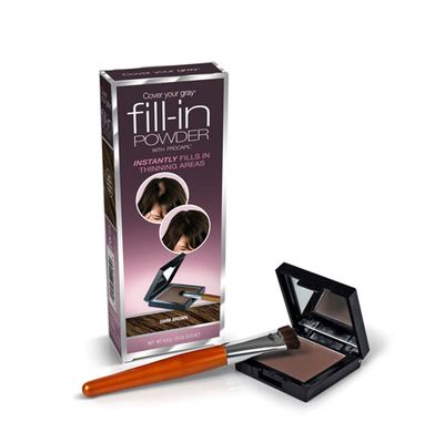 Cover Your Gray Fill-in Powder - Dark Brown (PACK OF 6) - Root Cover Up and Hair Volumizing Powder, Hair Filler for Thinning Hair, Fills In Thinning Areas