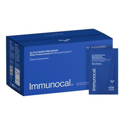 Immunocal Glutathione Precursor - Whey Protein Isolate, Immune Support, Master Antioxidant, Detox Cleanse Brain Health Fat-Free, Sugar-Free, Lactose-Intolerant Friendly 30 Servings