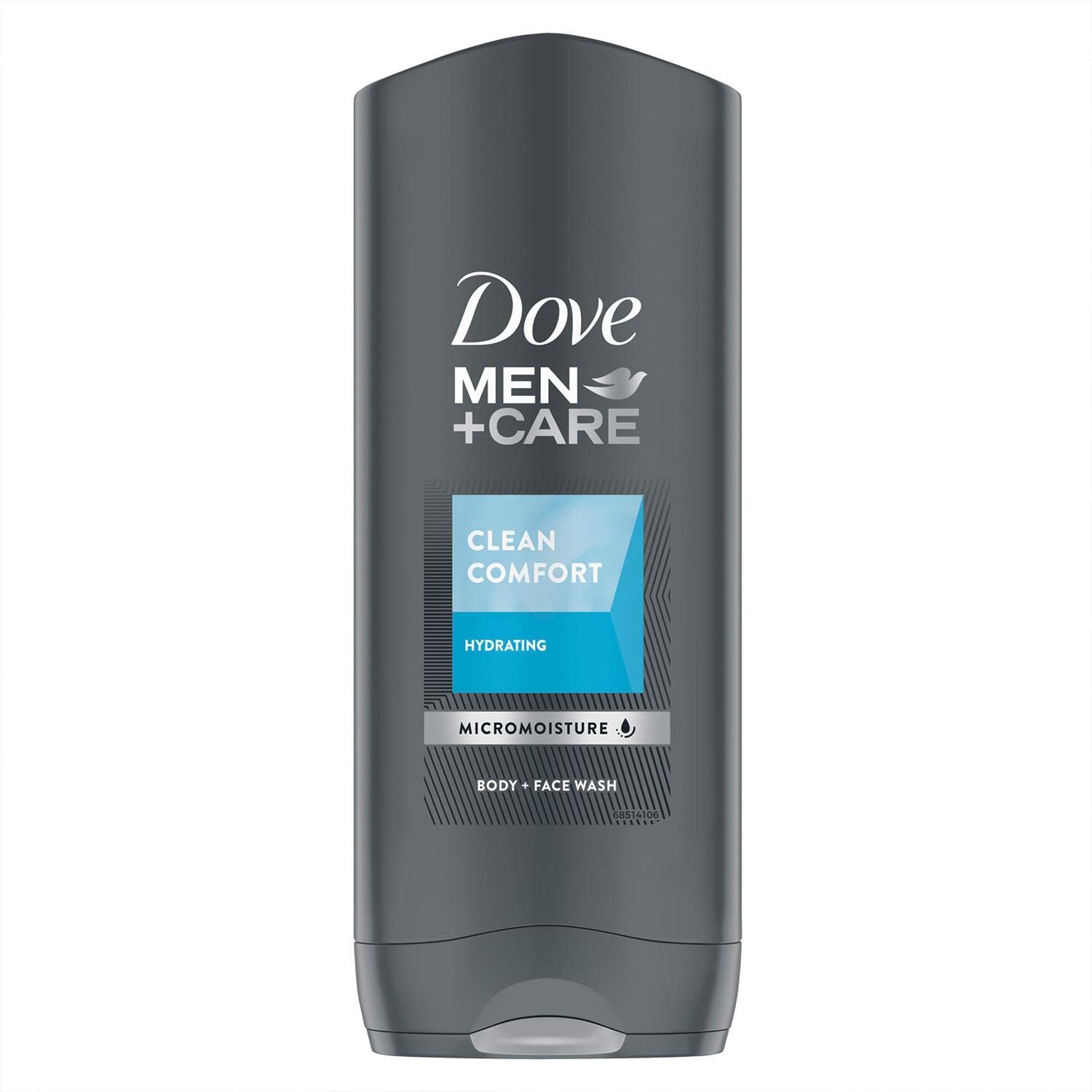Dove MenCare Body Wash and Face Wash for Dry Skin Clean Comfort Effectively Washes Away Bacteria While Nourishing Your Skin 13.5 oz
