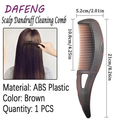 Dandruff Comb, Hollow Tooth Button Comb, Detoxing Comb Energy Massage Comb, Scalp Psoriasis Comb Dandruff Removal Comb, Lice Comb Multifunctional Hairbrush For Women Men Kids