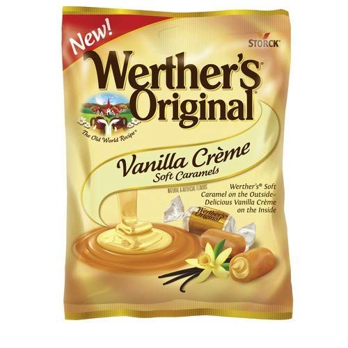 Werther&#39;s Original Vanilla Creme Soft Caramels (Pack of 4)