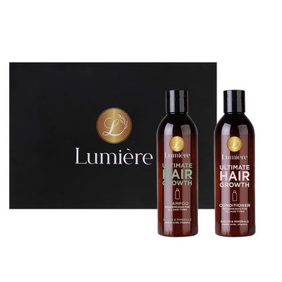 Generic Ultimate Hair Growth Shampoo And Conditioner Combo Gift Set, Brown