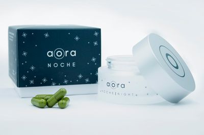 AORA Night Sleeping Pills Sleep aids for Adults Relaxation Antioxidant Antiaging Melatonin Saffron Vitamin B6 Valerian Root Passionflower 30 Capsules (1 Month)