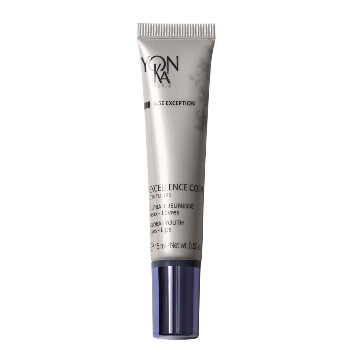 Yon-Ka Excellence Code Contours Eye Cream (15ml) Anti-Aging Eye and Lip Treatment with Hyaluronic Acid, Reduce Puffiness and Dark Circles, Paraben-Free