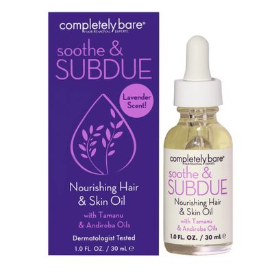 completely bare soothe SUBDUE Nourishing Hair Skin Oil - Reparative Tamanu Andiroba Oils