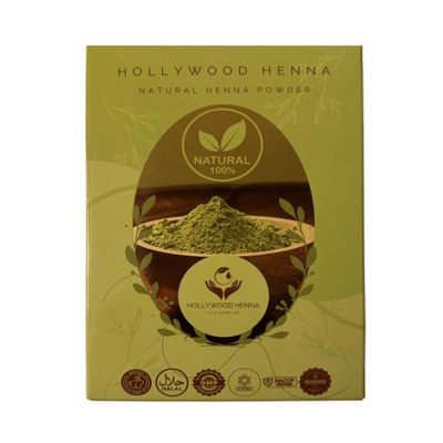 Hollywood Henna Hair Powder (Natural Henna Powder - 100g) Hair Treatment 100 Organic Henna Powder for Hair Coloring Conditioning Chemical Cruelty Free Long Lasting Suitable for All Hair Types
