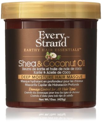 Every Strand Shea and Coconut Oil Deep Hair Masque, 15 Ounce