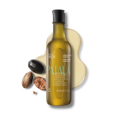 natura - Ekos Patau Hair Anti-Breakage Re-Strengthening Shampoo - Prevent Hair Loss - Fortify Roots Strands - Vegan Hair Care - Brazilian Beauty Secrets - Personal Self Care - 10.1 fl oz (300ml)