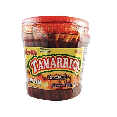 BETAMEX Tamarrico Candy Tamarind Flavor Sticks 50 Pcs 1kg2.2pounds - Mexican Candy - Chili and Natural Tamarind - Spicy Flavor