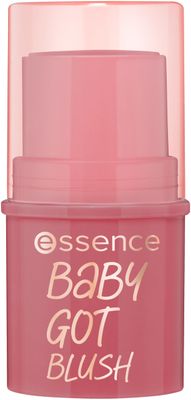 essence Baby Got Blush Stick Easy to Apply Blend Pigmented Cream Blush Stick Vegan Cruelty Free Free From Gluten, Parabens, Preservatives, Microplastic Particles (40 Sweets Roses)