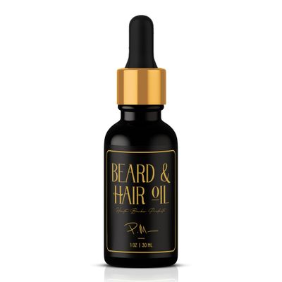Haute Barber Premium Beard Oil for Men, Beard Growth and Grooming Oil, Chemical-Free Nourishing Beard Care for Enhanced Growth, Strengthens, Softness, and Shine Beard Oil (1oz)