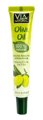 Via Natural 100 Natural Olive Oil 1.5 Fl Oz (Pack of 1)