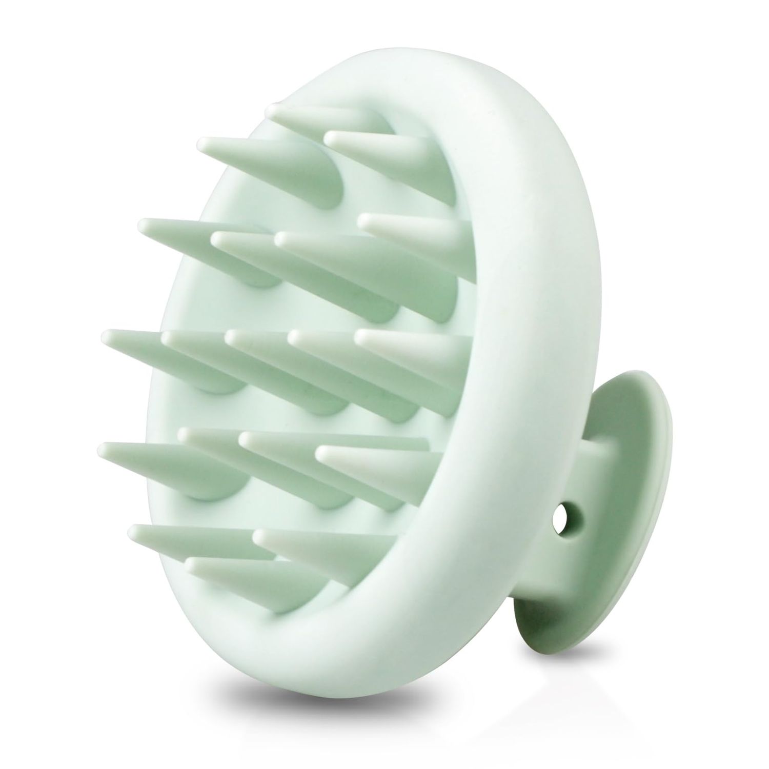 BEAUTLOHAS. Scalp Massager Shampoo Brush, Scalp Massager Hair Growth Dandruff Removal, Scrubber Scalp with Soft Silicone Bristles, WetDry Hair Brush for All (Mint Green)