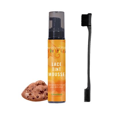 wodemate Lace Tint Mousse, Tinting Foam, Melting Hair Mousse for Your Lace Wig and All Hair Types (Medium Brown)
