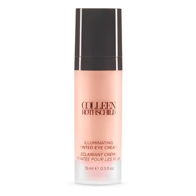 COLLEEN ROTHSCHILD Illuminating Tinted Eye Cream Instant Brightening Effect Nourishes Targets Dark Circles With Hyaluronic Acid, Caffeine, Pearlized Pigments Peptides (0.5 fl oz)