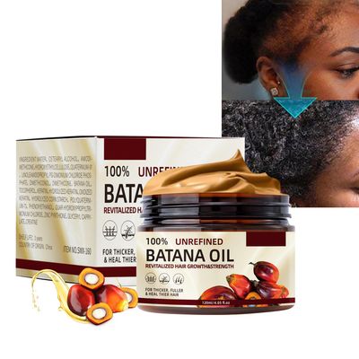Batana Oil for Hair Growth and Thickness, Organic Deep Conditioning Hair Mask for Damaged, Frizzy and Split Ends Hair Treatment