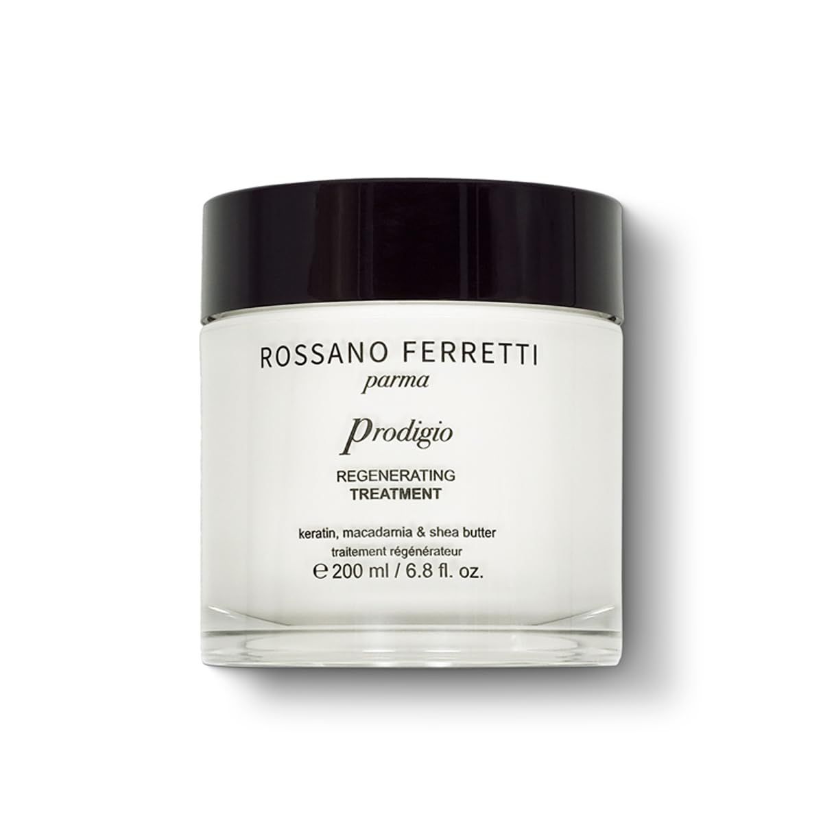 Rossano Ferretti Prodigio Regenerating Treatment Bond Building Keratin Mask for Intense Hair Repair, Hydration, Softness Vegan, Luxury 6.8 Fl Oz