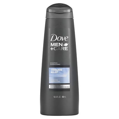 Dove Men Care Fortifying Shampoo - Cooling Relief - With Icy Menthol - Net Wt. 12 FL OZ (355 mL) Per Bottle - One (1) Bottle