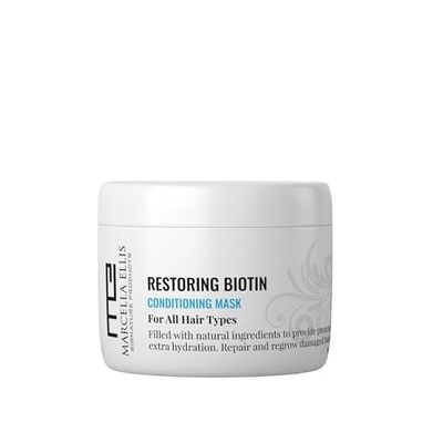Marcella Ellis Biotin Hair Repair Mask, Hair Mask for Dry, Damaged, and Fizzy Hair, Deep Conditioning Formula for All Hair Types